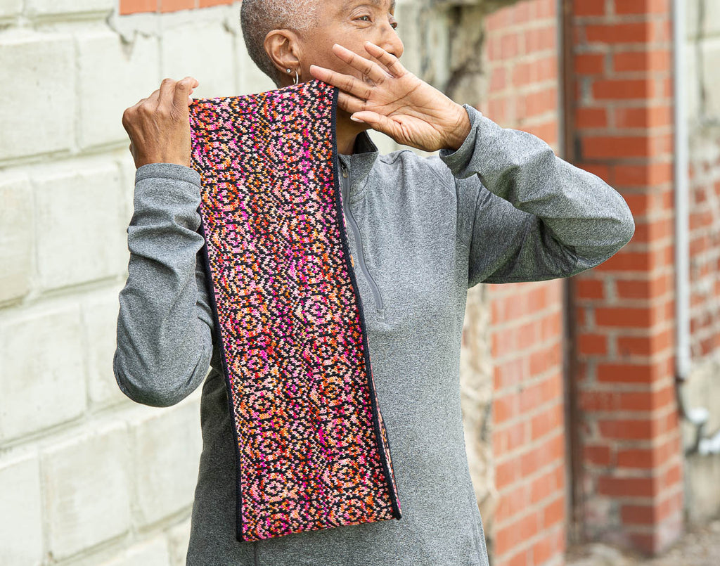 Stained Glass Cowl - Handmade Sample Garment