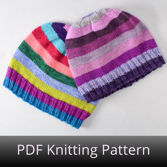 Stripe It Up - PDF Knitting Pattern