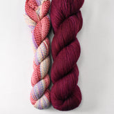 Sublime Skies and Bloodstone - Miss Babs Junction Fiber Mill Making Tracks Lite and Killington Set