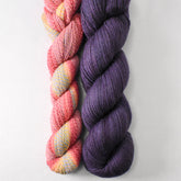 Sublime Skies and Dusk - Miss Babs Junction Fiber Mill Making Tracks Lite and Killington Set