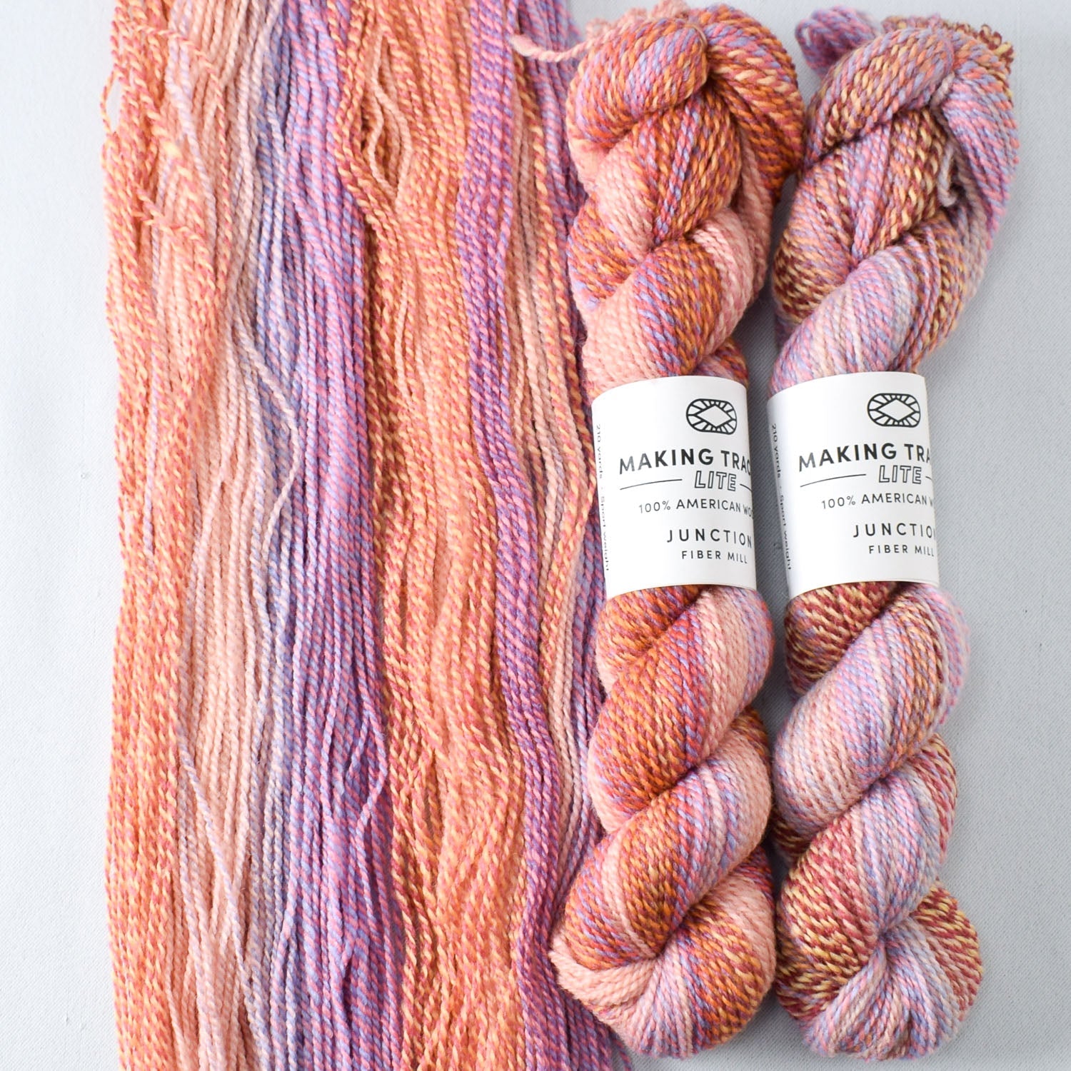 Sublime Skies B - Miss Babs Junction Fiber Mill Making Tracks Lite yarn