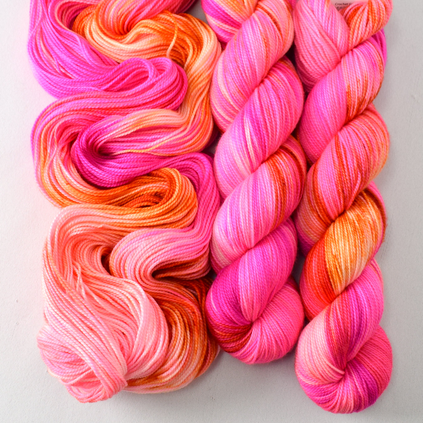 Sunrise Swim - Miss Babs Yummy 2-Ply superwash Merino wool yarn