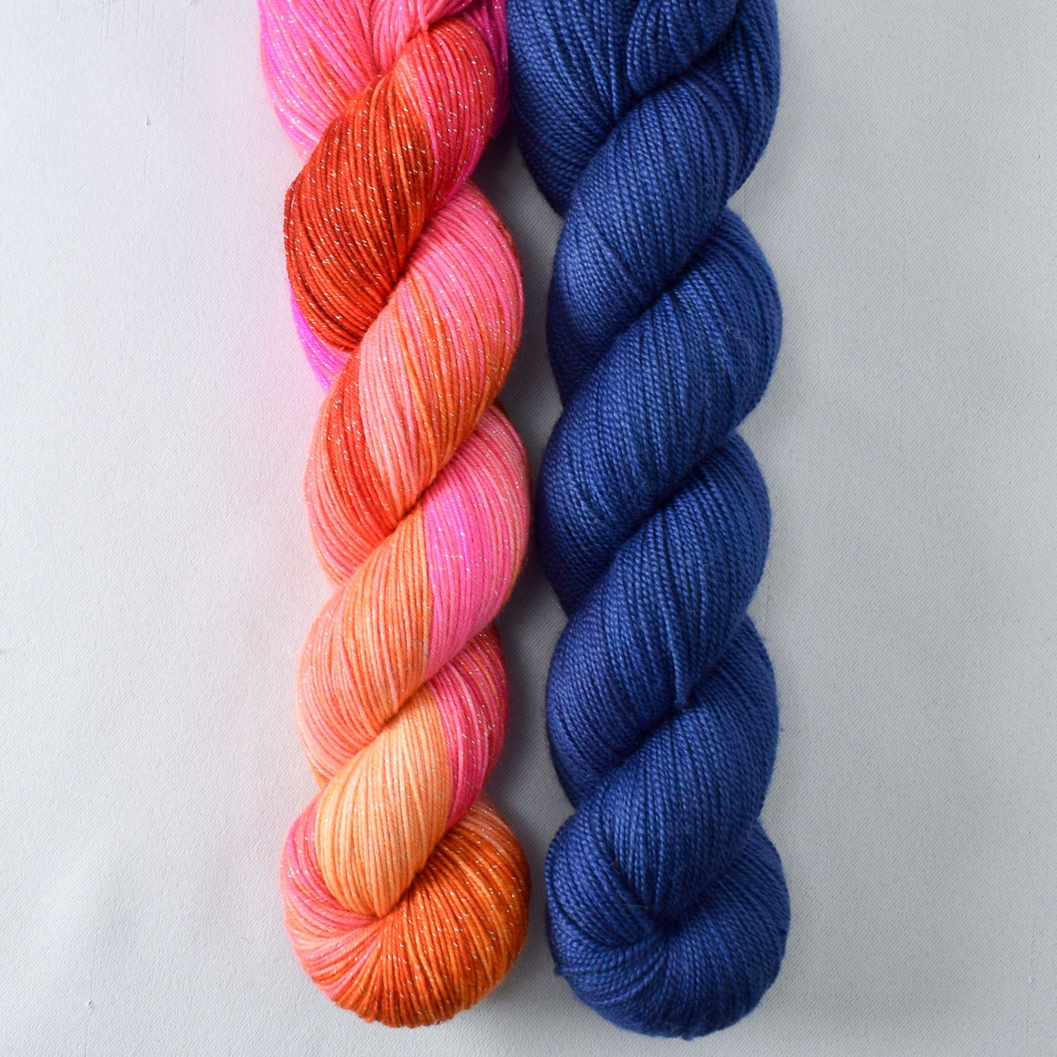 Sunrise Swim, and McHale's - Miss Babs Mosaicoscope Shawl Set