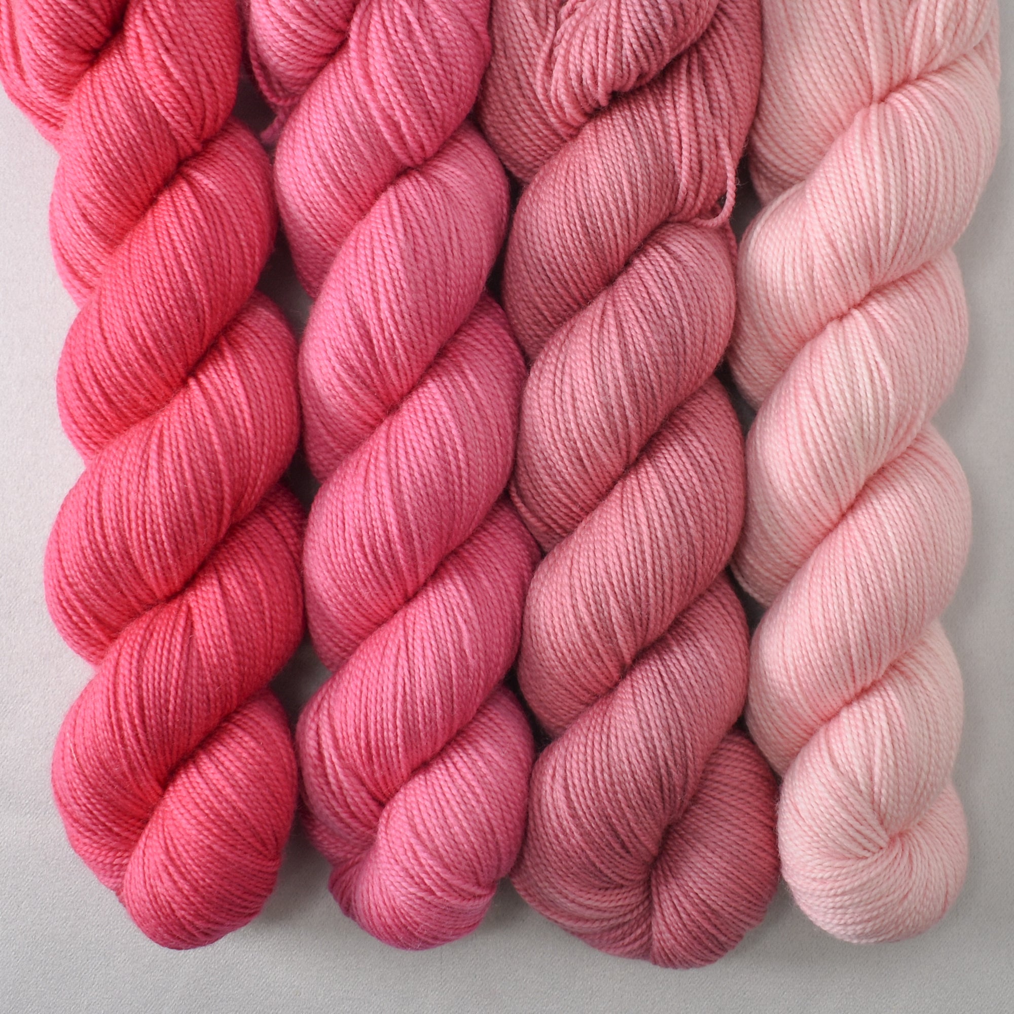 Sweet Pea, Kissing Booth, Embellish, and Puna Flamingo - Yummy 2-Ply Quartet