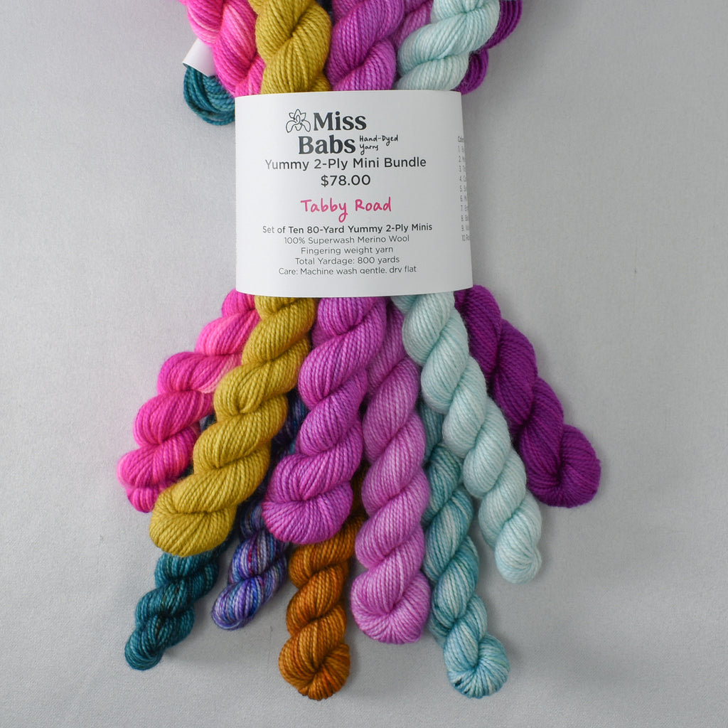Tabby Road - Yummy 2-Ply Mini Bundle - Babette - PRE-ORDER, will ship by  Tuesday, July 21