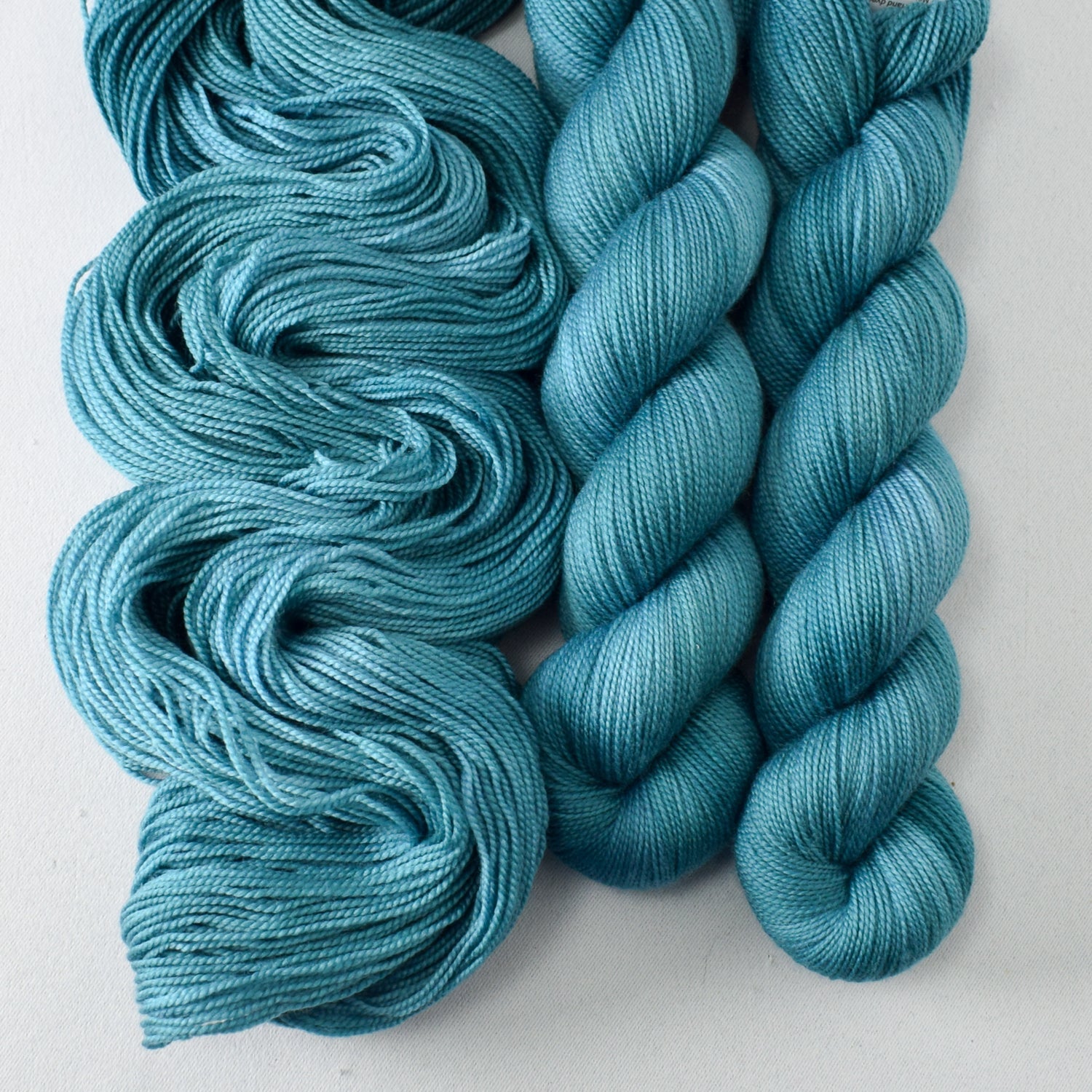 Tidal Teal - Miss Babs Yummy 2-Ply superwash Merino wool yarn