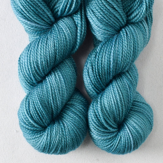 Tidal Teal - Miss Babs Yummy 2-Ply Toes superwash Merino wool yarn