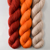 Turkey Red, Zest, and En Pointe - Miss Babs Caroline Trio