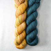 Tuscan Sun and Blackwatch - Miss Babs 2-Ply Duo