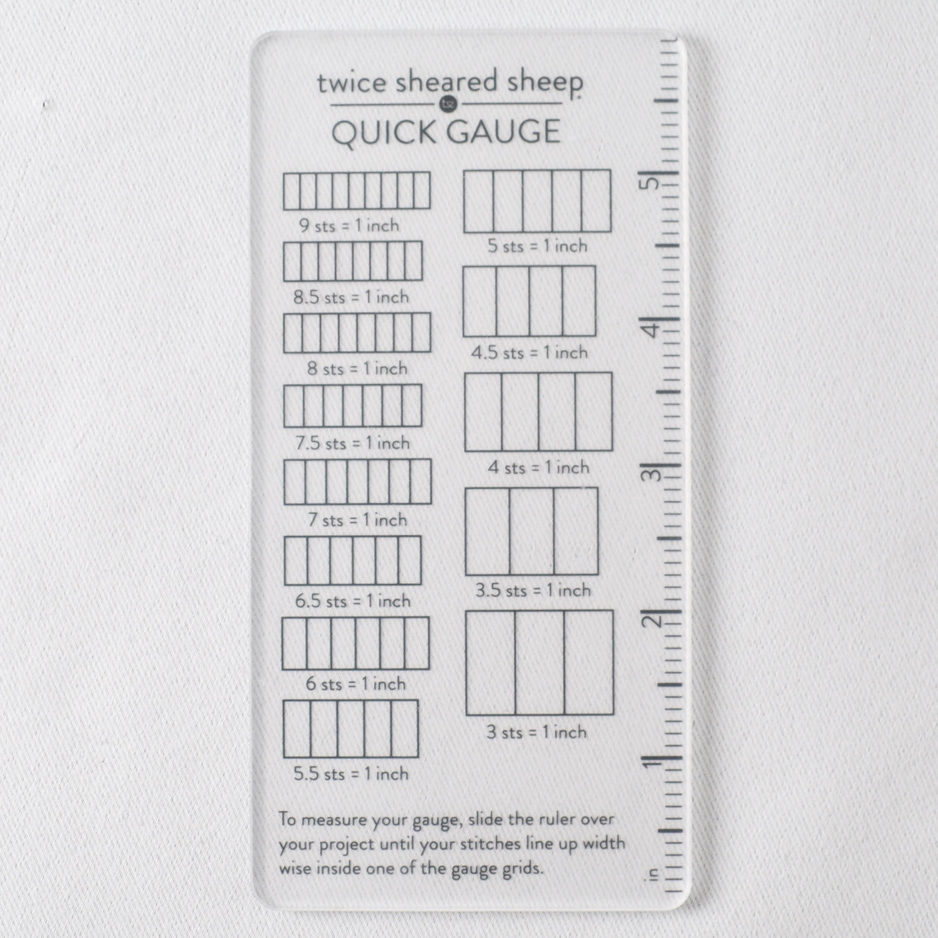 Twice Sheared Sheep Quick Gauge - Miss Babs Notions