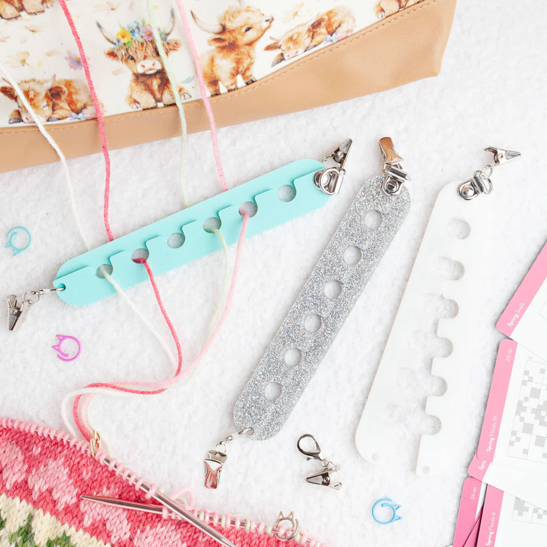Twice Sheared Sheep Universal Colorwork Yarn Divider / Organizer - Seafoam