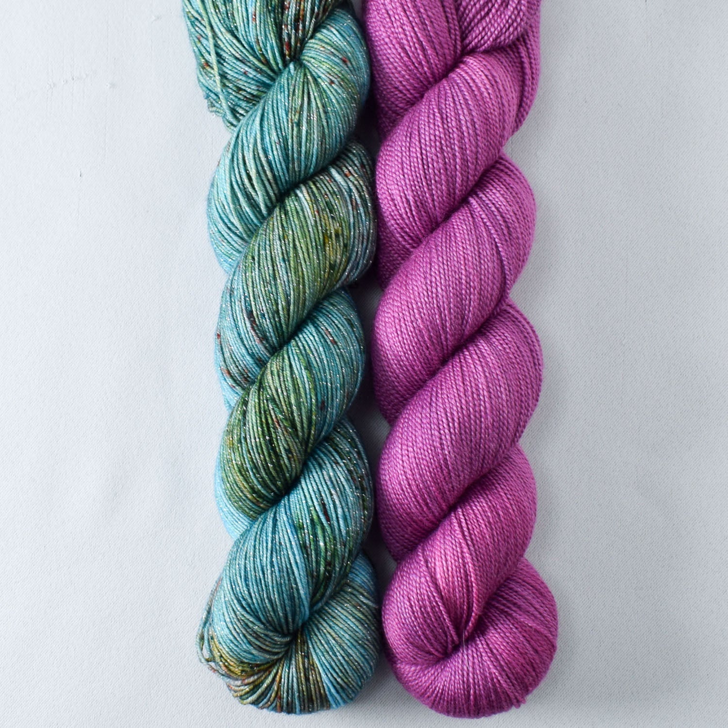 Walk in the Park, and Carmen - Miss Babs Mosaicoscope Shawl Set