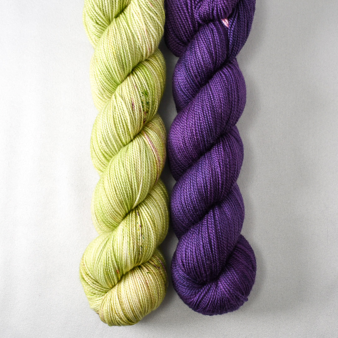 Wandflower and Lilacs - Miss Babs 2-Ply Duo
