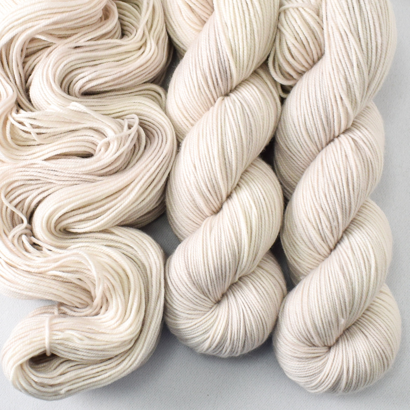 White Peppercorn - Miss Babs Laurel Falls Shaniko Merino wool yarn