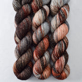 Wolves Den - Miss Babs Estrellita fingering weight superwash merino and Lurex yarn