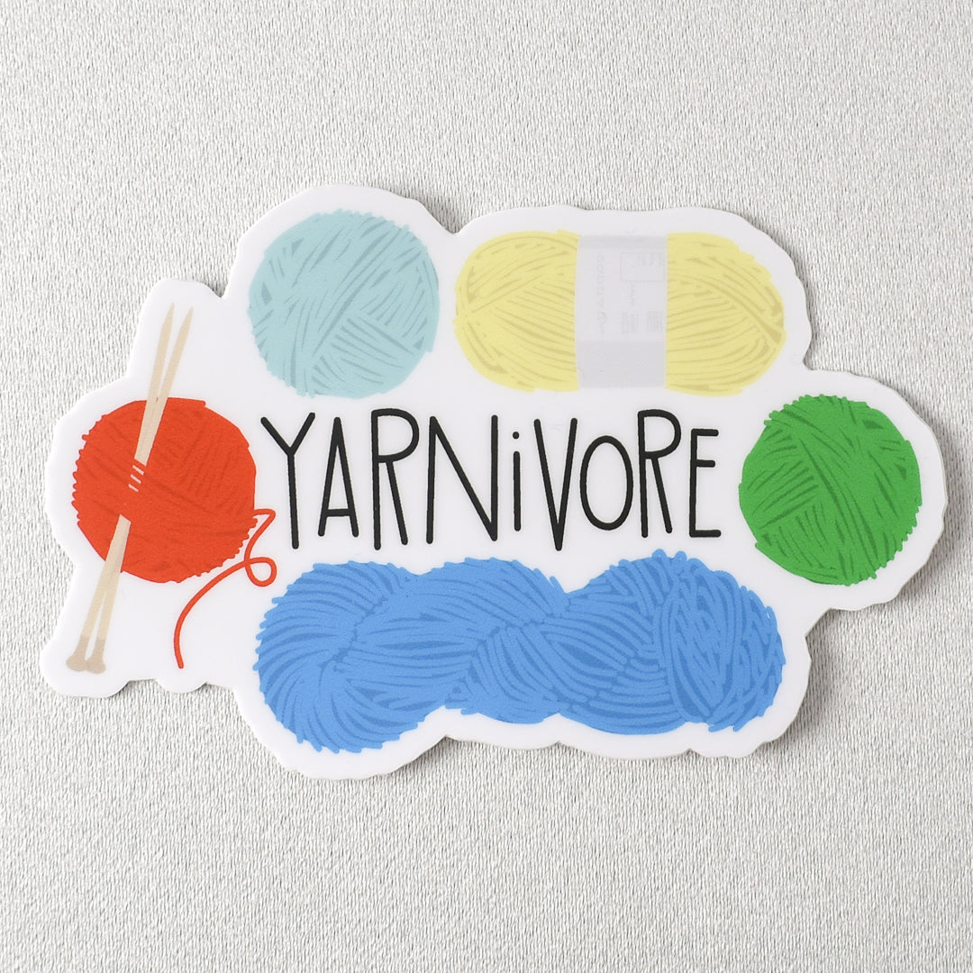 Yarnivore Vinyl Sticker – Miss Babs