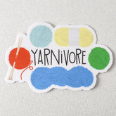 Yarnivore Vinyl Sticker - Miss Babs Notions