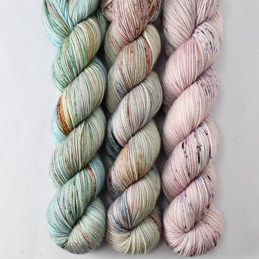 Zephyr, Salt Air, and Earl Grey - Miss Babs Yummy 2-Ply Trio