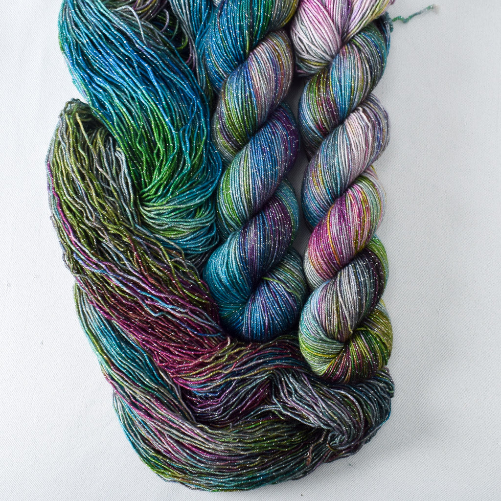 Zombie Games - Miss Babs Estrellita fingering weight superwash merino and Lurex yarn