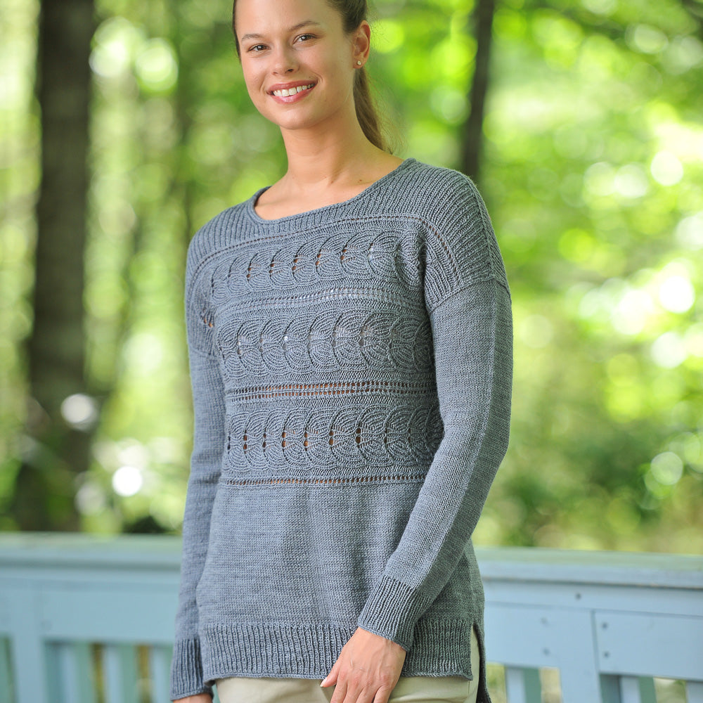 Frozen Leaves Pullover