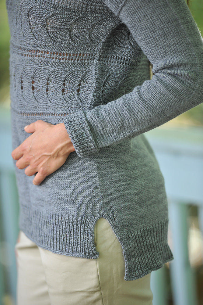 Frozen Leaves Pullover