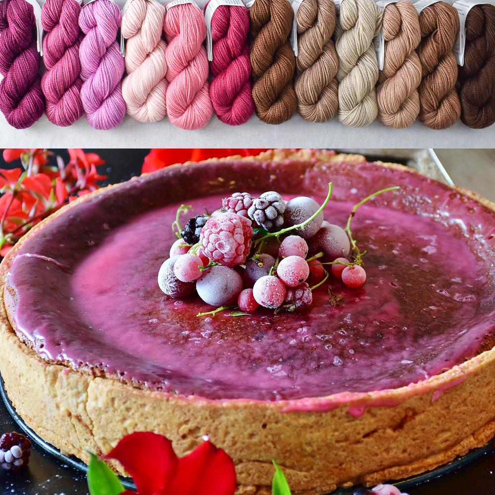 Berry Cheesecake - Great British Baking Shawl Set
