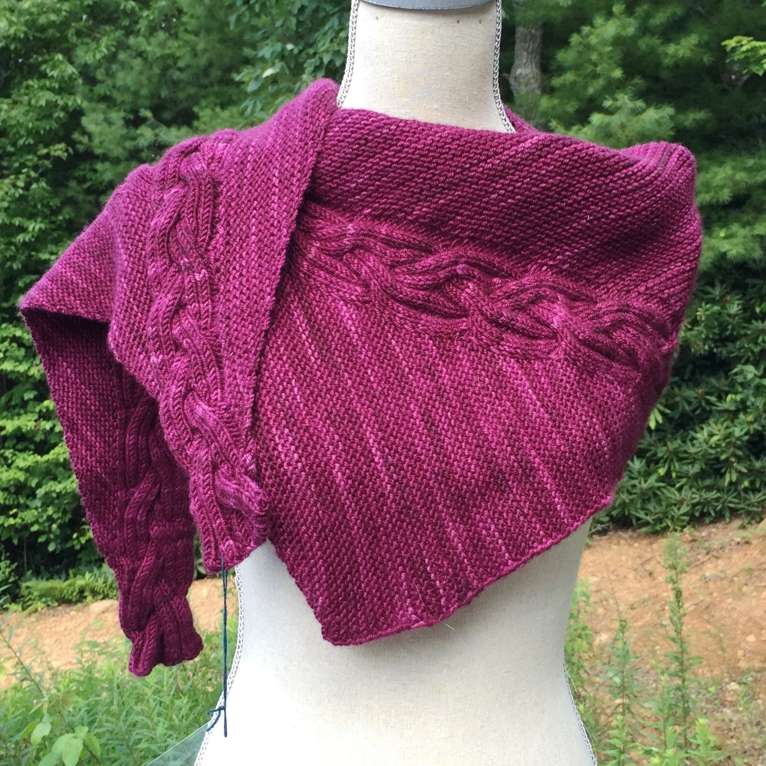 Braidsmaid shawlette