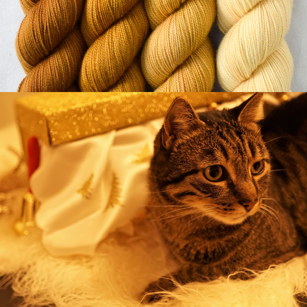 Dark Roast, Filigree, Old Gold, Wheaten - Yummy 2-Ply Quartet