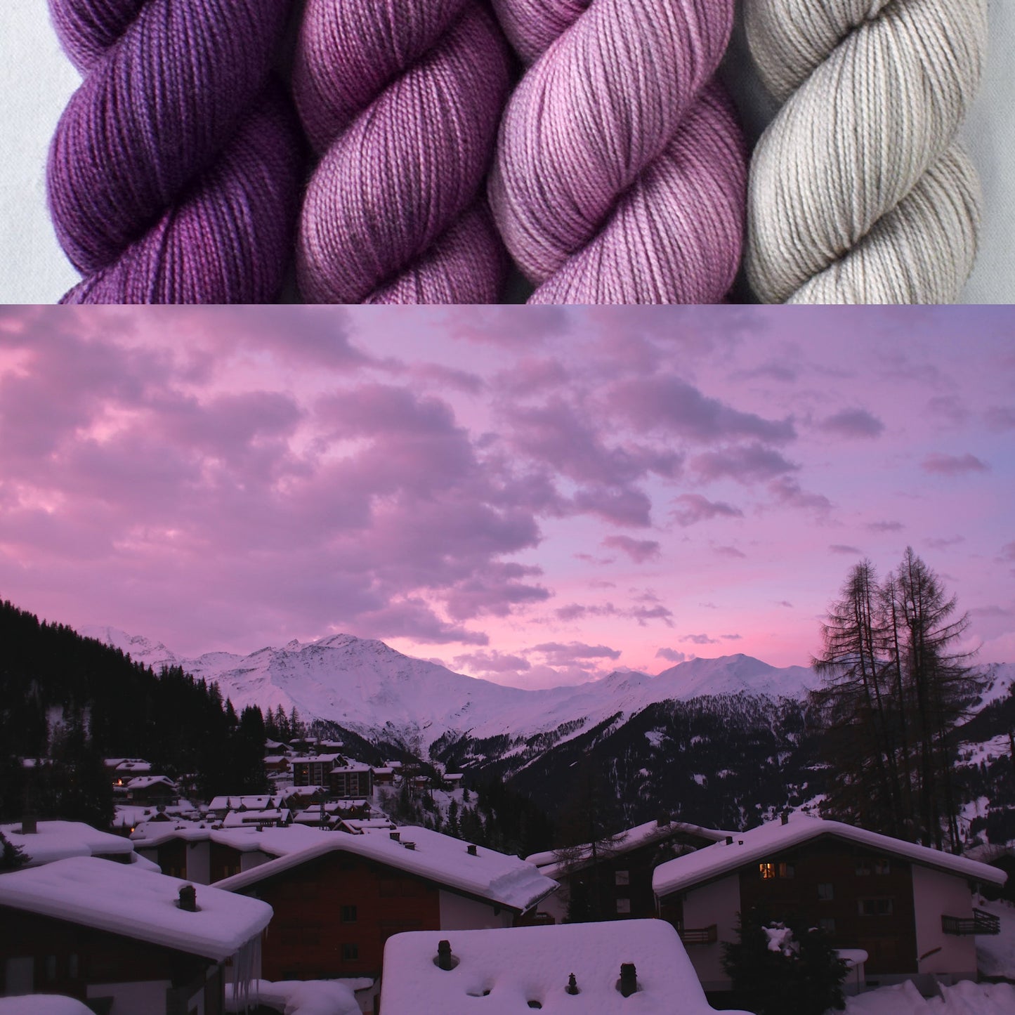 Lace Murex, Lepidolite, Japanese Maple, Spiked Punch - Yummy 2-Ply Quartet