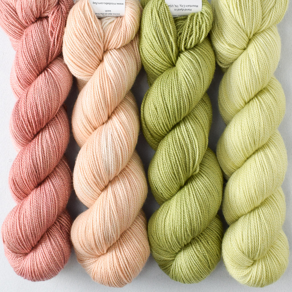 Abiquiu, Lacewing, Muslin, Snakehead - Miss Babs Yummy 2-Ply Quartet
