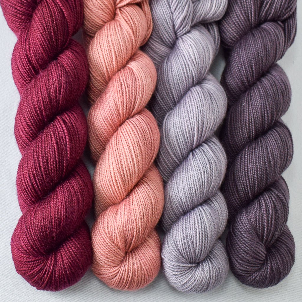 Adobe, Bloodstone, Cat Tail, Provence - Miss Babs Yummy 2-Ply Quartet