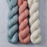 Adobe, Oregon Mist, White Peppercorn - Miss Babs Yummy 2-Ply Trio