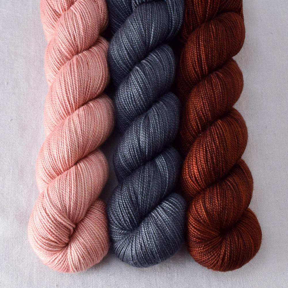 Adobe, Pewter, Russet - Miss Babs Yummy 2-Ply Trio