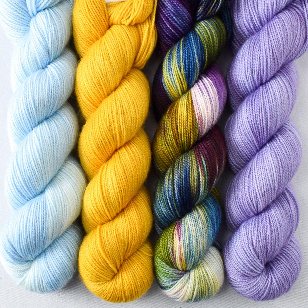 After All, Goldenrod, Orchid, Party Favors - Miss Babs Yummy 2-Ply Quartet