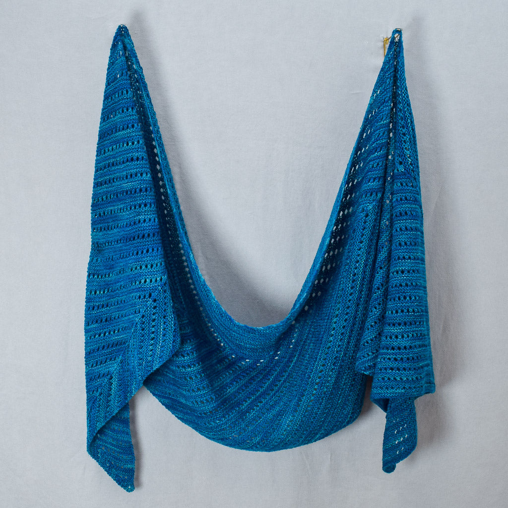 Alinda Wrap knit in Miss Babs Katahdin yarn