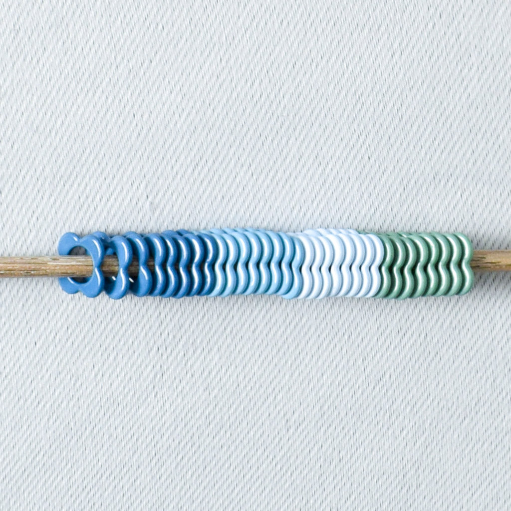 Allstitch Studio Flower Stitch Markers -- Small Cool Tone - Miss Babs Notions