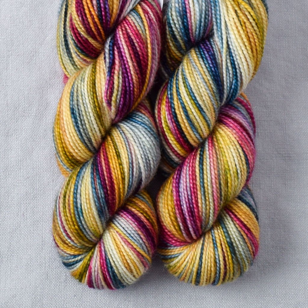 Almost Paradise - Miss Babs Yummy 2-Ply Toes superwash Merino wool yarn