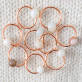 Amazonite Stitch Markers