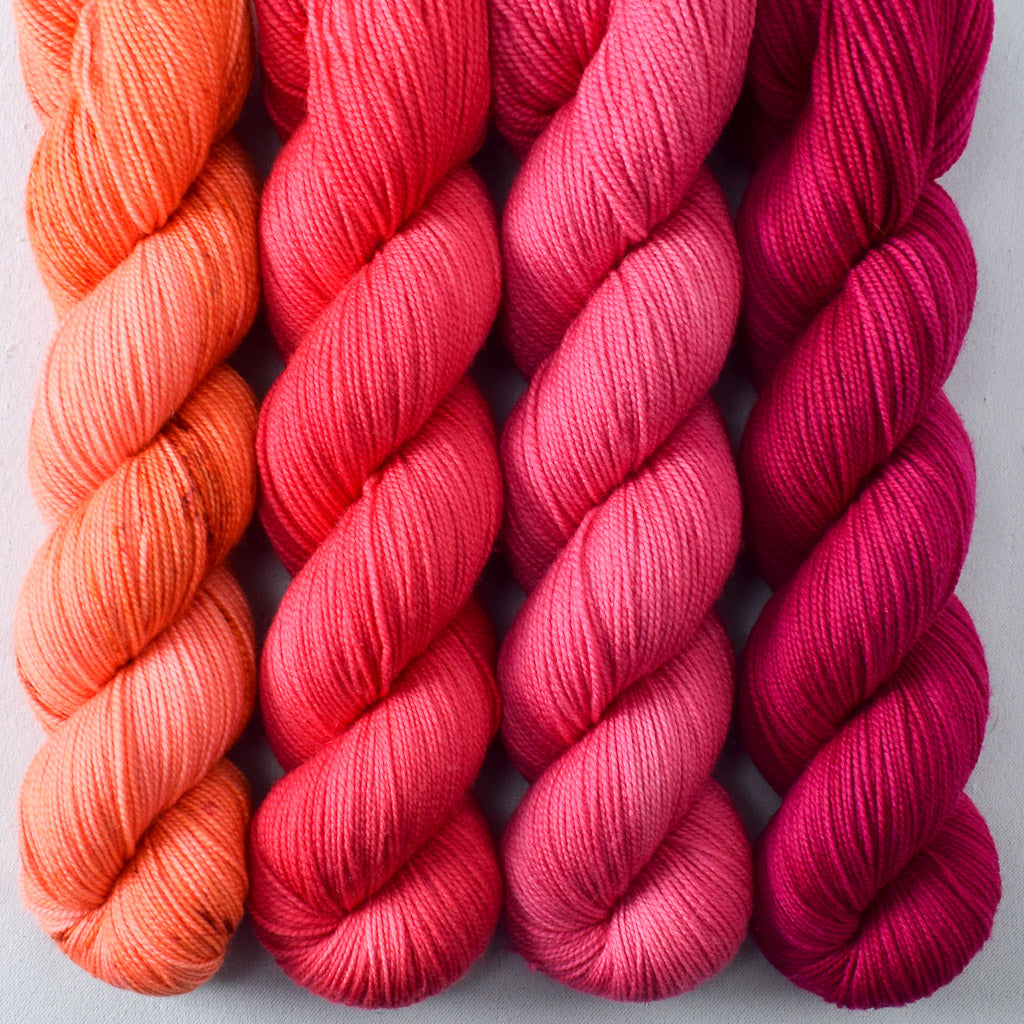 Ambrosia, Almaak, Sweet Pea, Dark Cassiopeia - Miss Babs Yummy 2-Ply Quartet