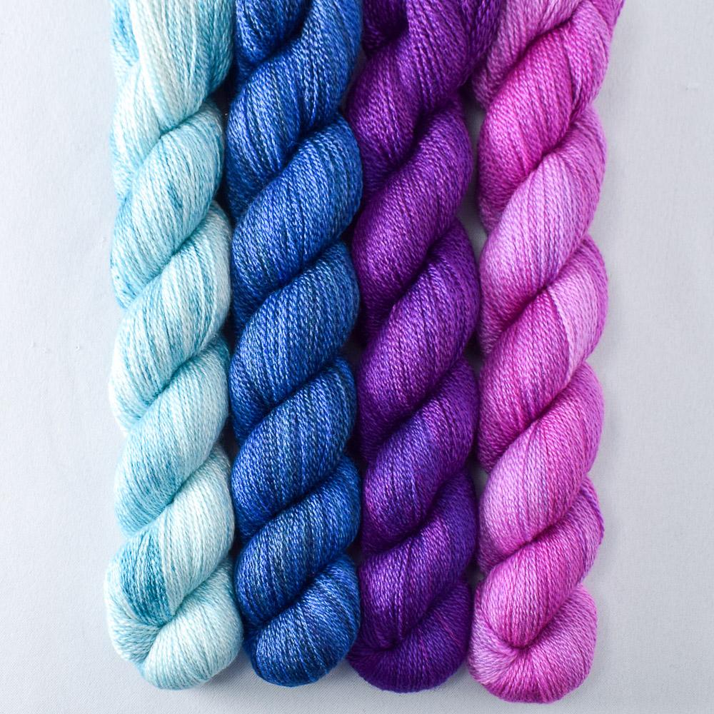 Amethyst, Be at Peace, Blue Ridge, Impatiens - Miss Babs Yet Quartet