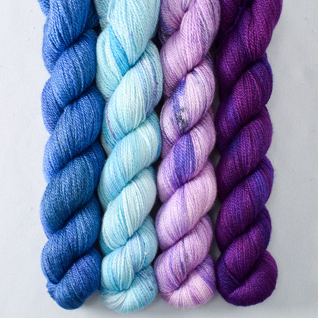 Amethyst, Blue Ridge, Purple Mountains, World in a Book - Miss Babs Yet Quartet