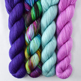 Amethyst, By the Sea, Ergosphere, Ziggy Stardust - Miss Babs Yummy 2-Ply Quartet