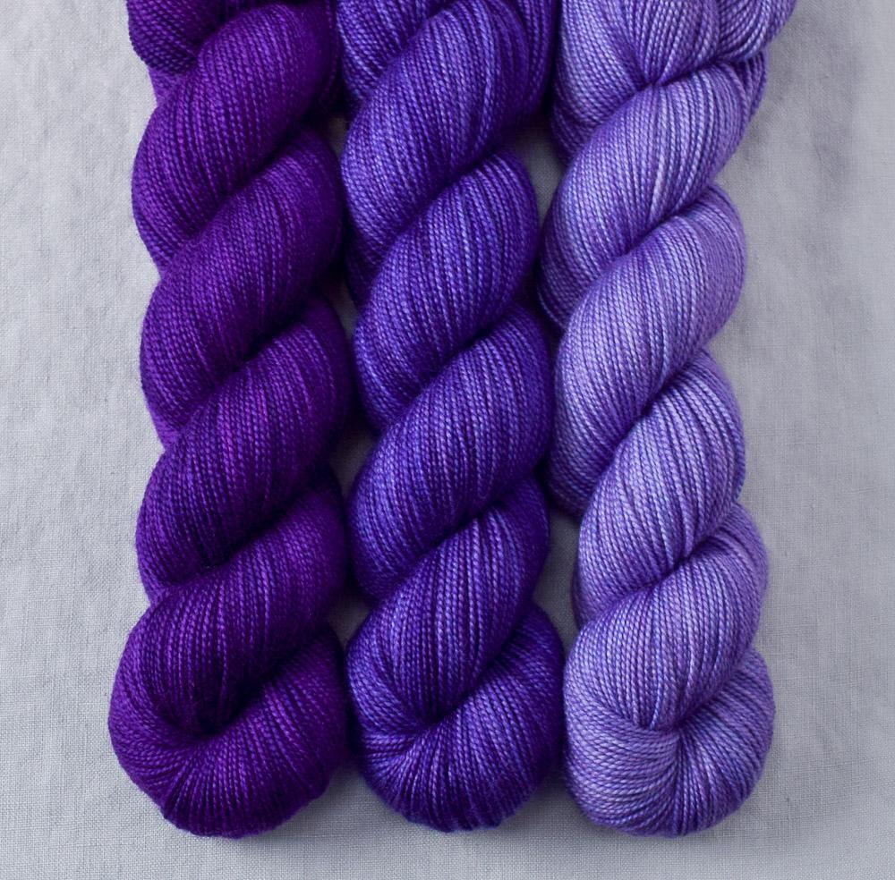 Amethyst, Clematis, Light Clematis - Miss Babs Yummy 2-Ply Trio