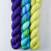 Amethyst, Ginkgo, Smurf and Turf - Miss Babs Yowza Mini Trio