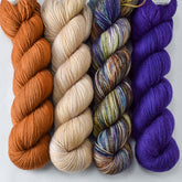 Amethyst, Outstanding, Roasted Pumpkin, Sand Dollar - Miss Babs Yummy 2-Ply Quartet