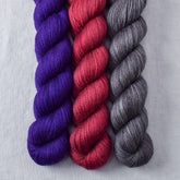 Amethyst, Oxidized Silver, Smooch - Miss Babs Yowza Mini Trio