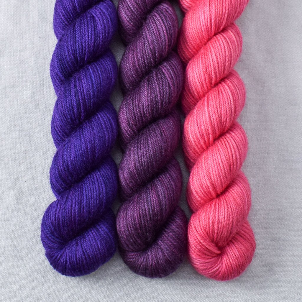Amethyst, Spiked Punch, Sweet Pea - Miss Babs Yowza Mini Trio