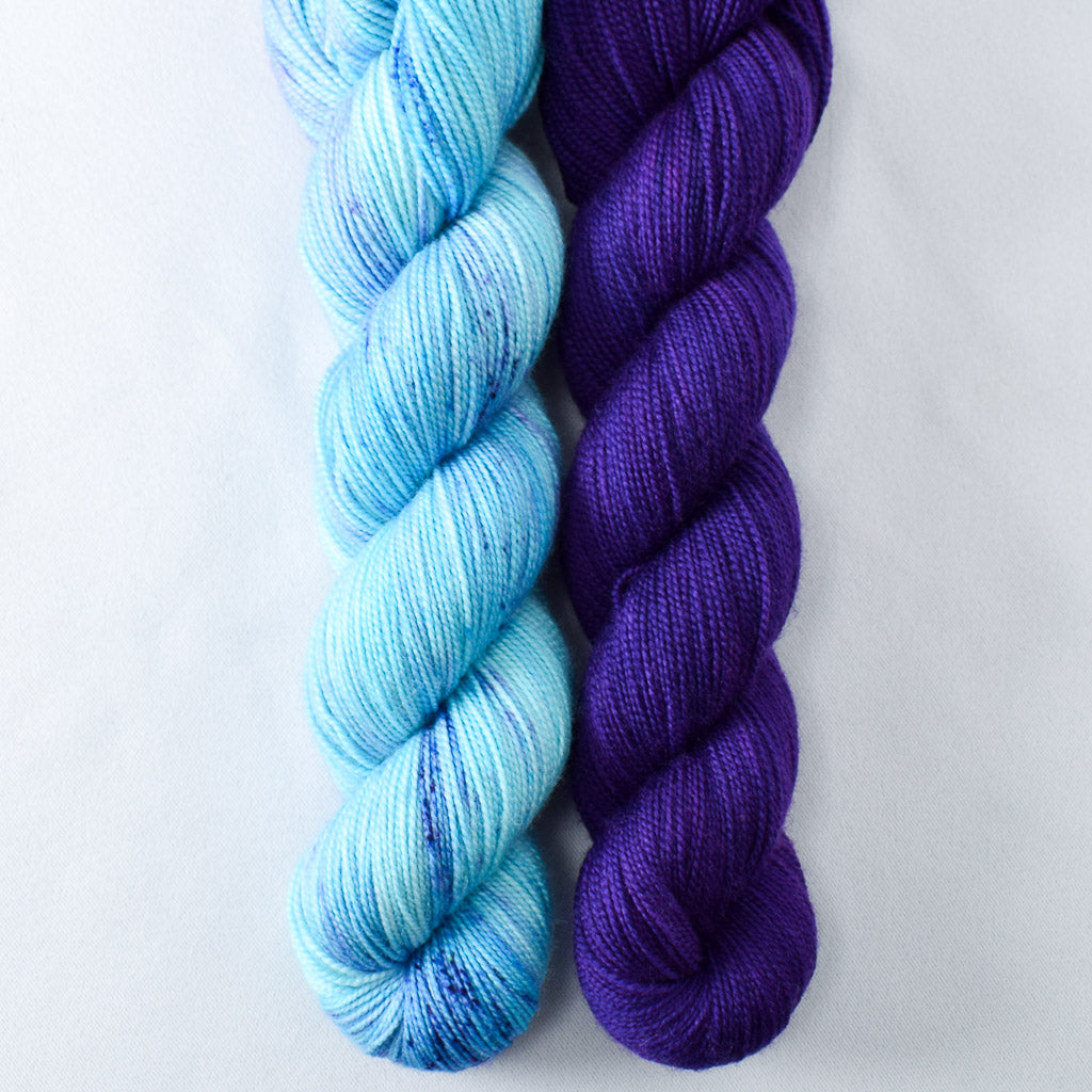 Amethyst, World in a Book - Miss Babs 2-Ply Duo