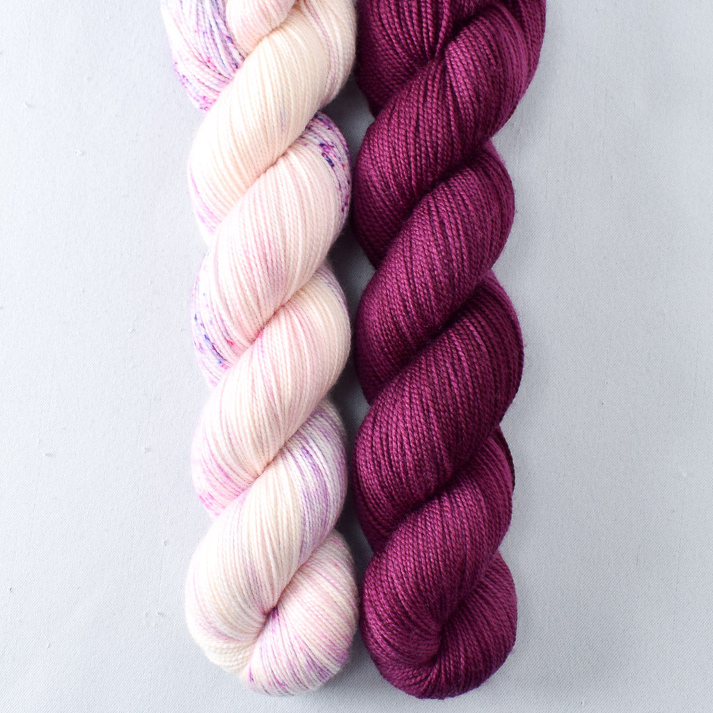 Amethyst Crystal, Bougainvillea - Miss Babs 2-Ply Duo
