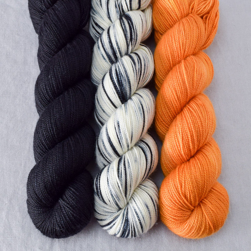 Ansel, Ebony, Saffron - Miss Babs Yummy 2-Ply Trio